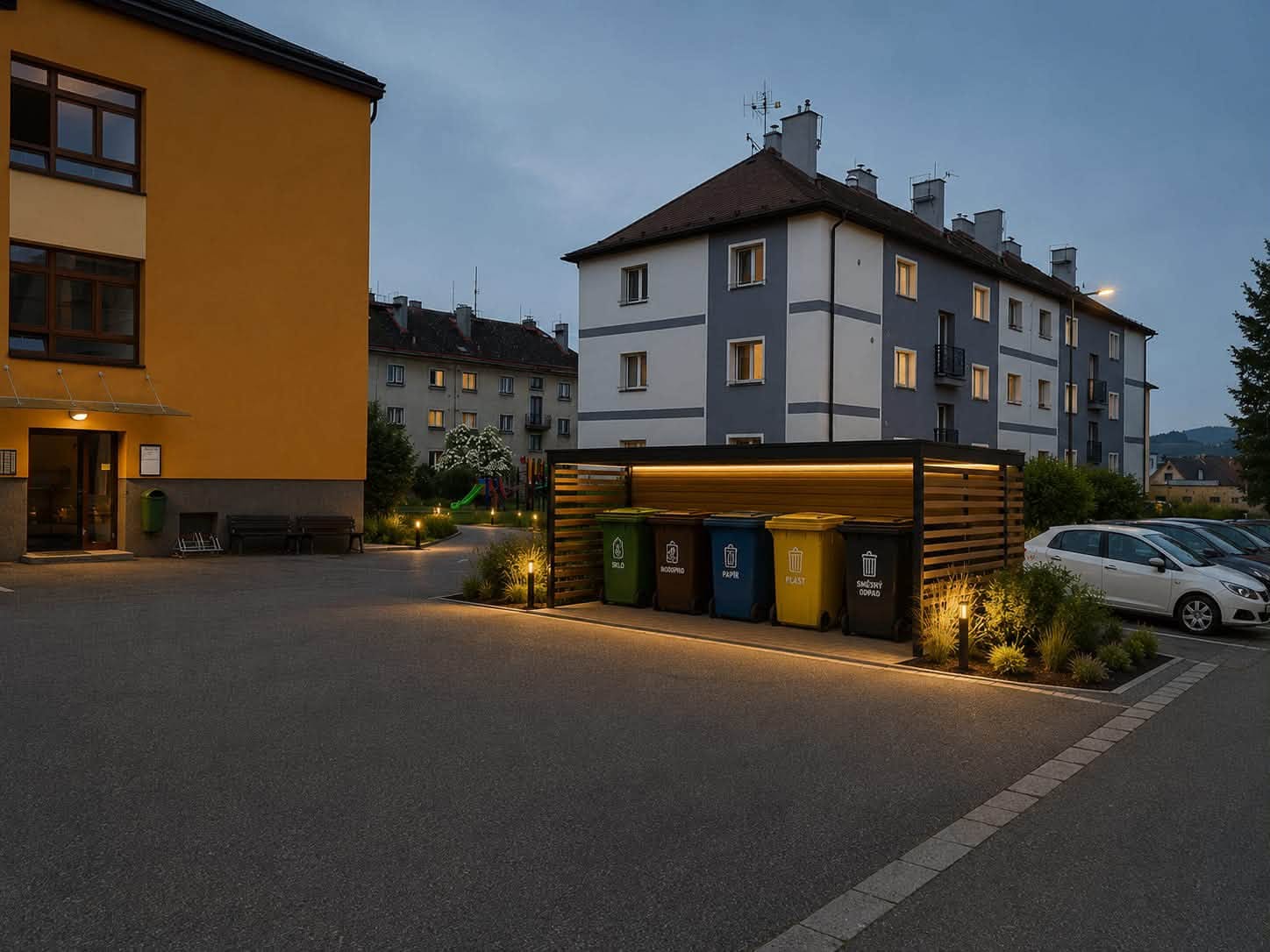 Sedmá fotografie z aktuality o odpadkovém sběru